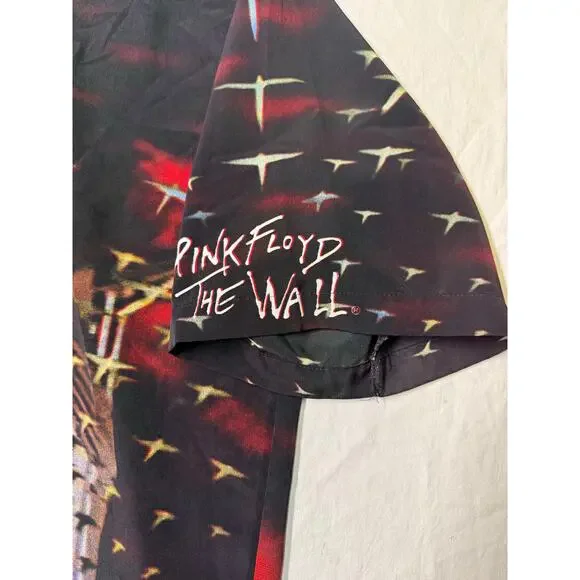 Vintage Dragonfly PINK FLOYD THE WALL Men’s shirt all over print , size XL